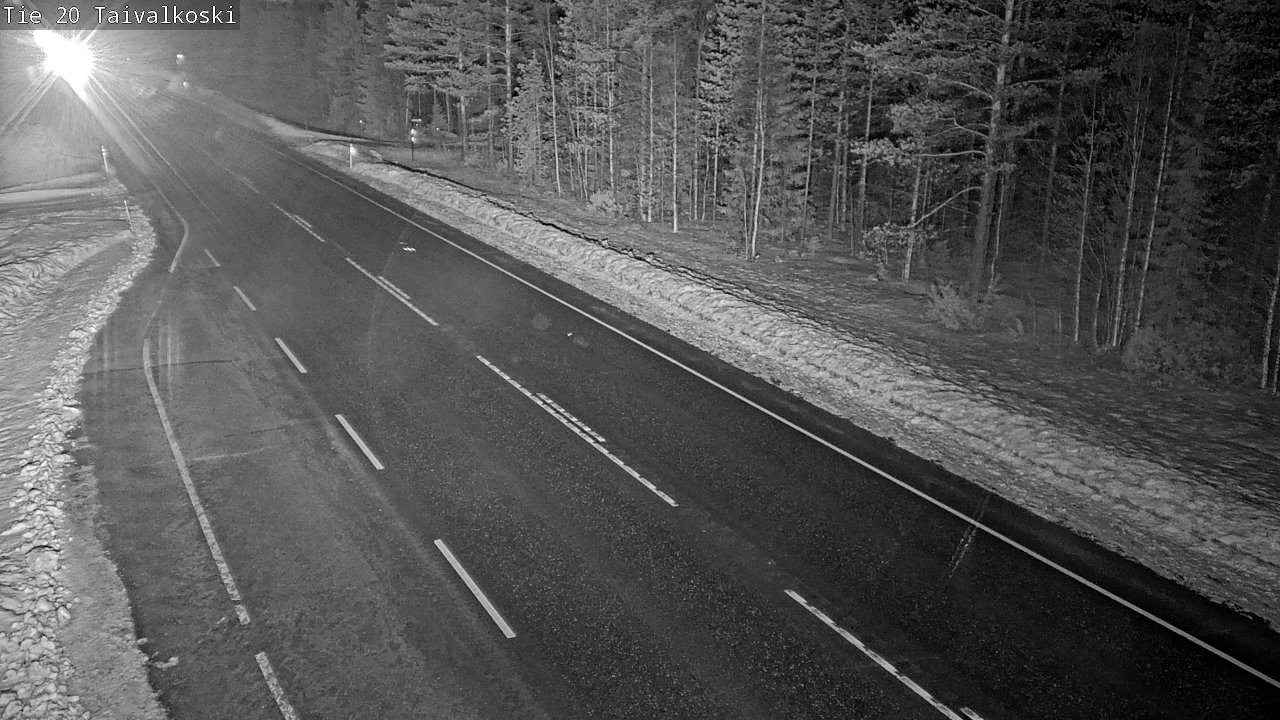 Kelikamerat Kuva Tie 20 Taivalkoski, Taivalkoski, Pohjois-Pohjanmaa