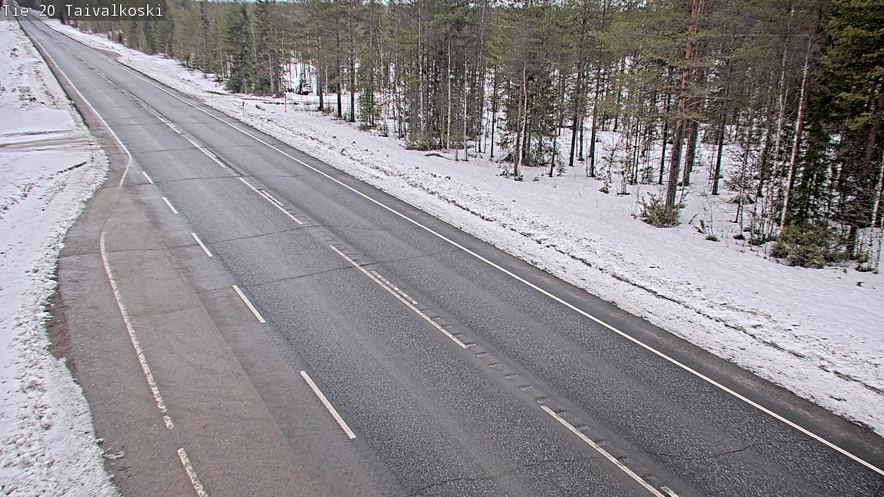 Kelikamerat Kuva Tie 20 Taivalkoski, Taivalkoski, Pohjois-Pohjanmaa