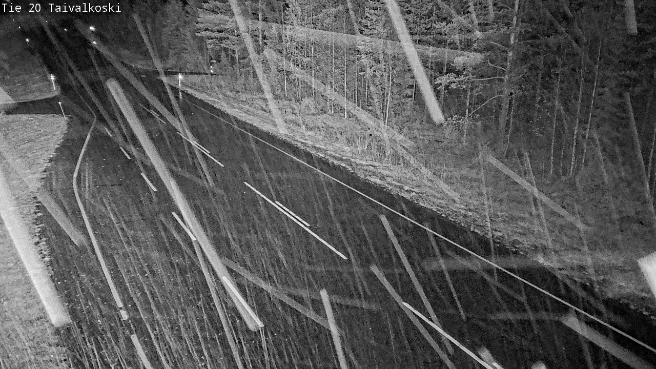 Weather Camera Image Road 20 Taivalkoski, Taivalkoski, Pohjois-Pohjanmaa