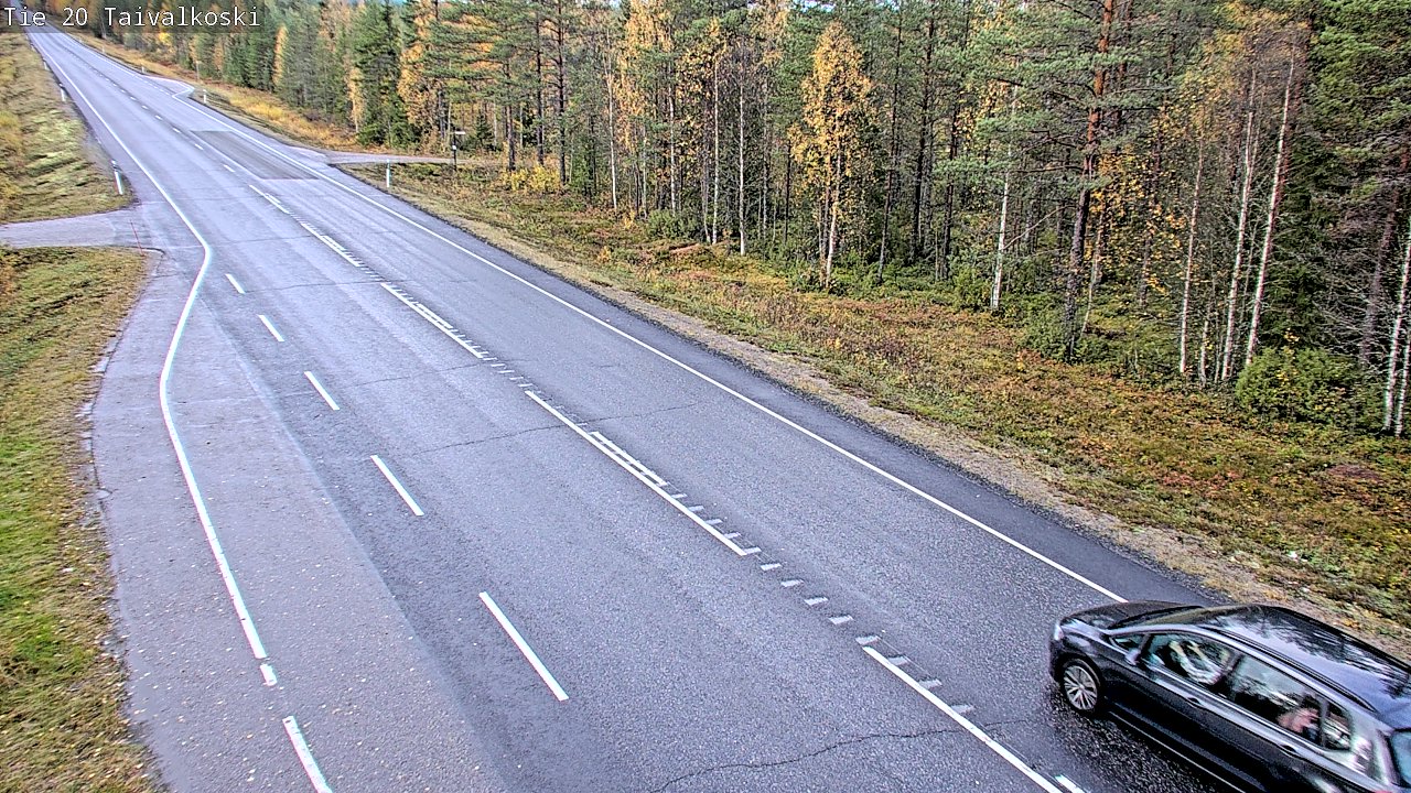 Weather Camera Image Road 20 Taivalkoski, Taivalkoski, Pohjois-Pohjanmaa