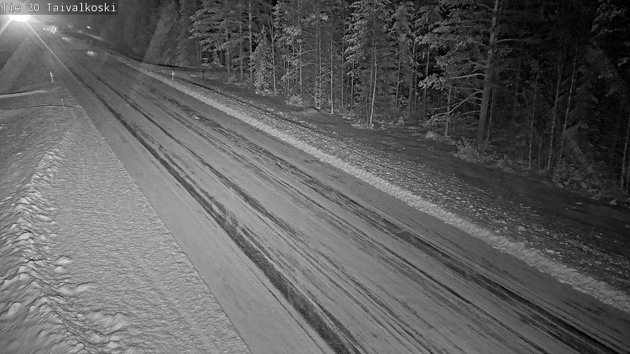 Weather Camera Image Road 20 Taivalkoski, Taivalkoski, Pohjois-Pohjanmaa