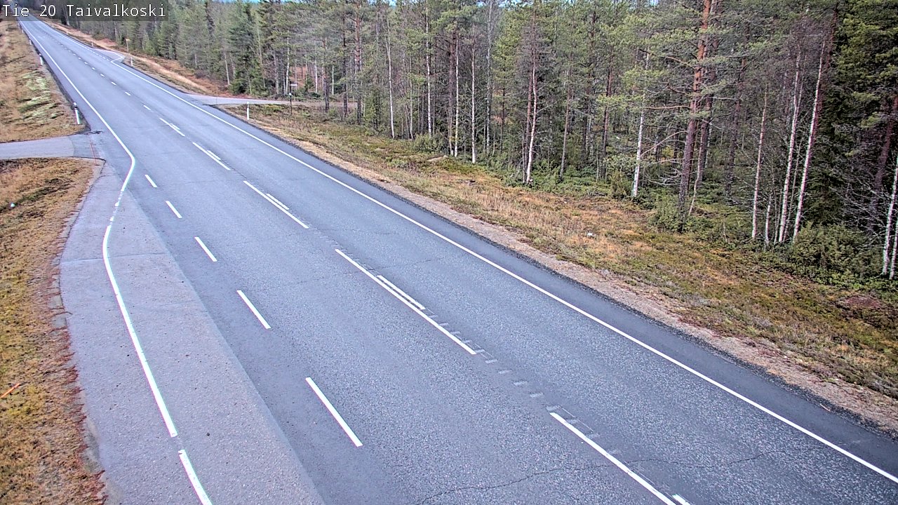 Kelikamerat Kuva Tie 20 Taivalkoski, Taivalkoski, Pohjois-Pohjanmaa