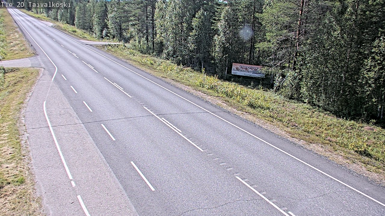 Kelikamerat Kuva Tie 20 Taivalkoski, Taivalkoski, Pohjois-Pohjanmaa