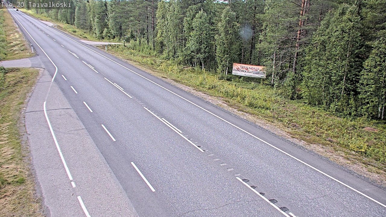 Kelikamerat Kuva Tie 20 Taivalkoski, Taivalkoski, Pohjois-Pohjanmaa