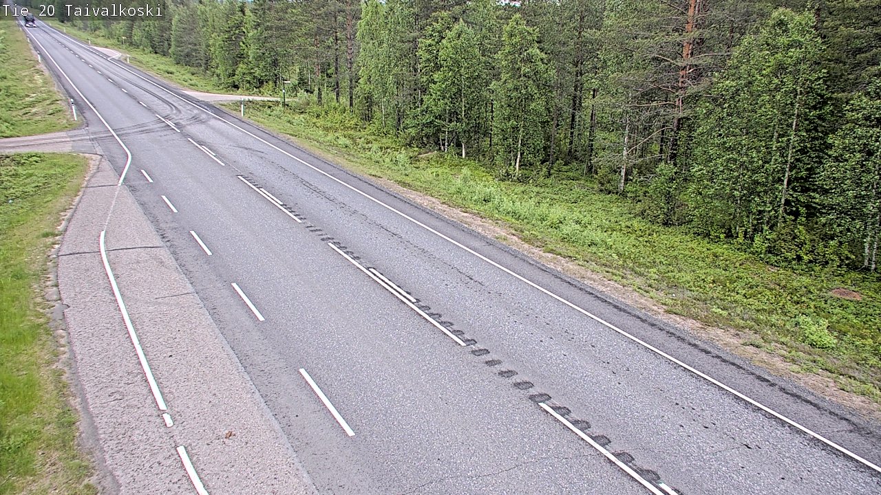 Kelikamerat Kuva Tie 20 Taivalkoski, Taivalkoski, Pohjois-Pohjanmaa