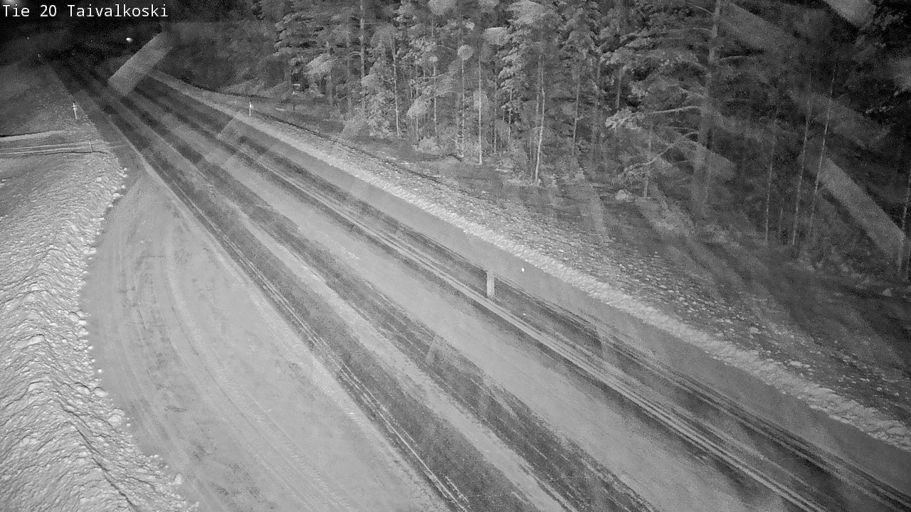 Weather Camera Image Road 20 Taivalkoski, Taivalkoski, Pohjois-Pohjanmaa