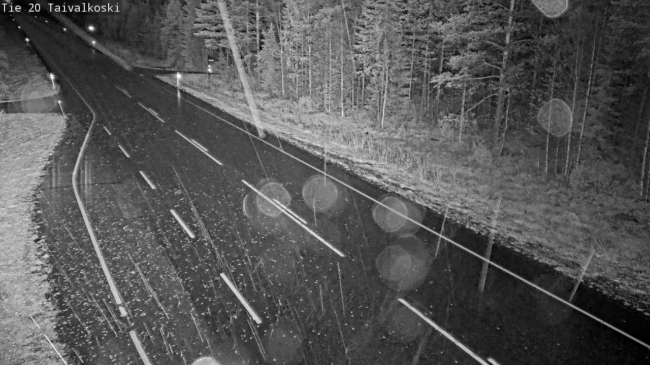 Weather Camera Image Road 20 Taivalkoski, Taivalkoski, Pohjois-Pohjanmaa