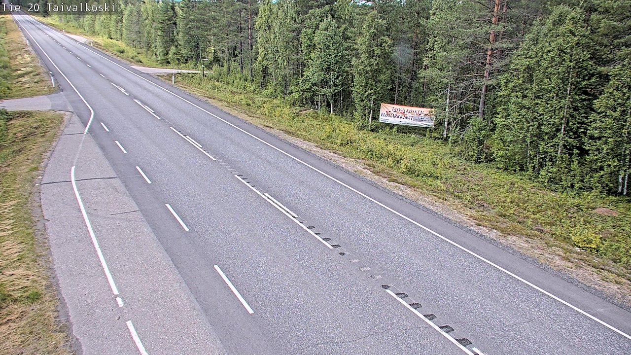 Kelikamerat Kuva Tie 20 Taivalkoski, Taivalkoski, Pohjois-Pohjanmaa