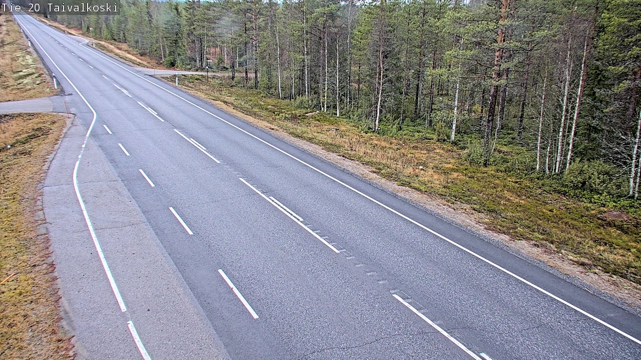 Kelikamerat Kuva Tie 20 Taivalkoski, Taivalkoski, Pohjois-Pohjanmaa