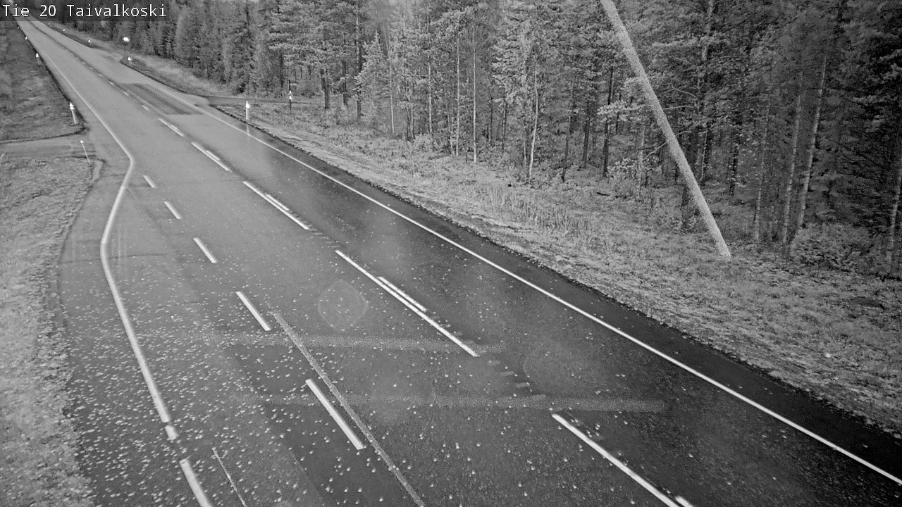 Weather Camera Image Road 20 Taivalkoski, Taivalkoski, Pohjois-Pohjanmaa
