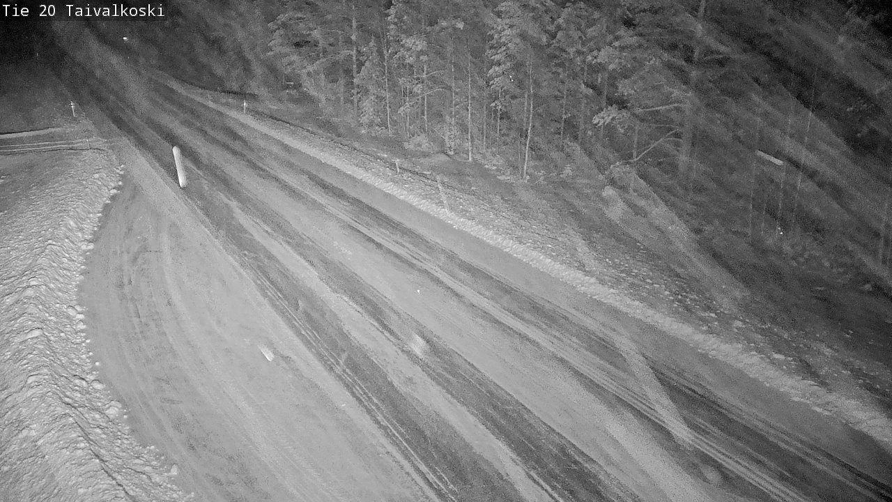 Weather Camera Image Road 20 Taivalkoski, Taivalkoski, Pohjois-Pohjanmaa