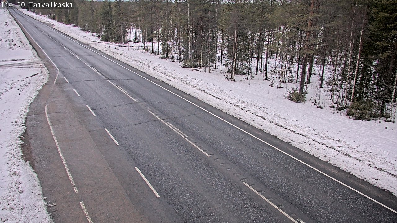 Kelikamerat Kuva Tie 20 Taivalkoski, Taivalkoski, Pohjois-Pohjanmaa