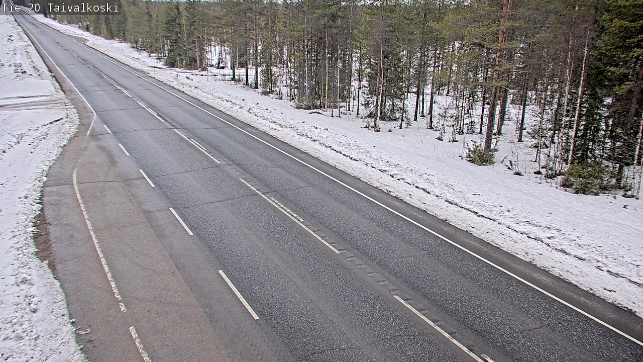 Kelikamerat Kuva Tie 20 Taivalkoski, Taivalkoski, Pohjois-Pohjanmaa