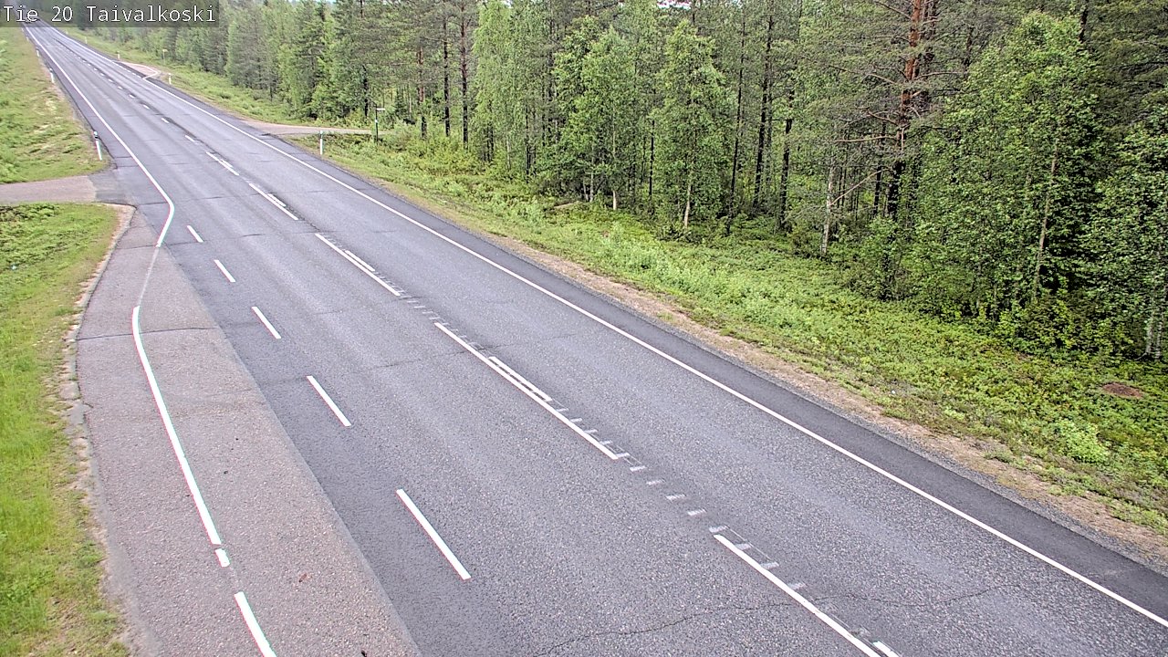 Kelikamerat Kuva Tie 20 Taivalkoski, Taivalkoski, Pohjois-Pohjanmaa