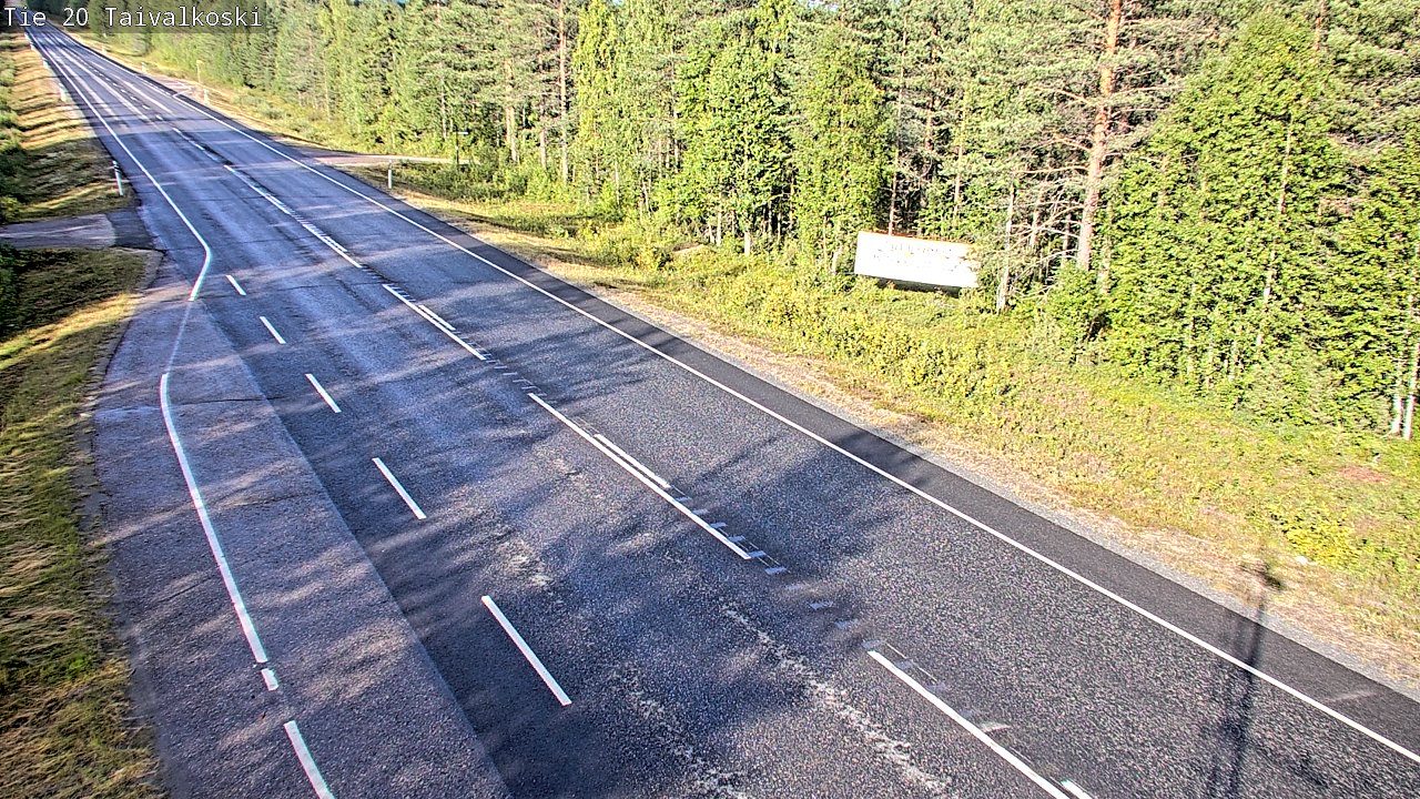 Kelikamerat Kuva Tie 20 Taivalkoski, Taivalkoski, Pohjois-Pohjanmaa