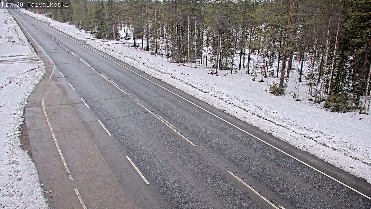 Kelikamerat Kuva Tie 20 Taivalkoski, Taivalkoski, Pohjois-Pohjanmaa