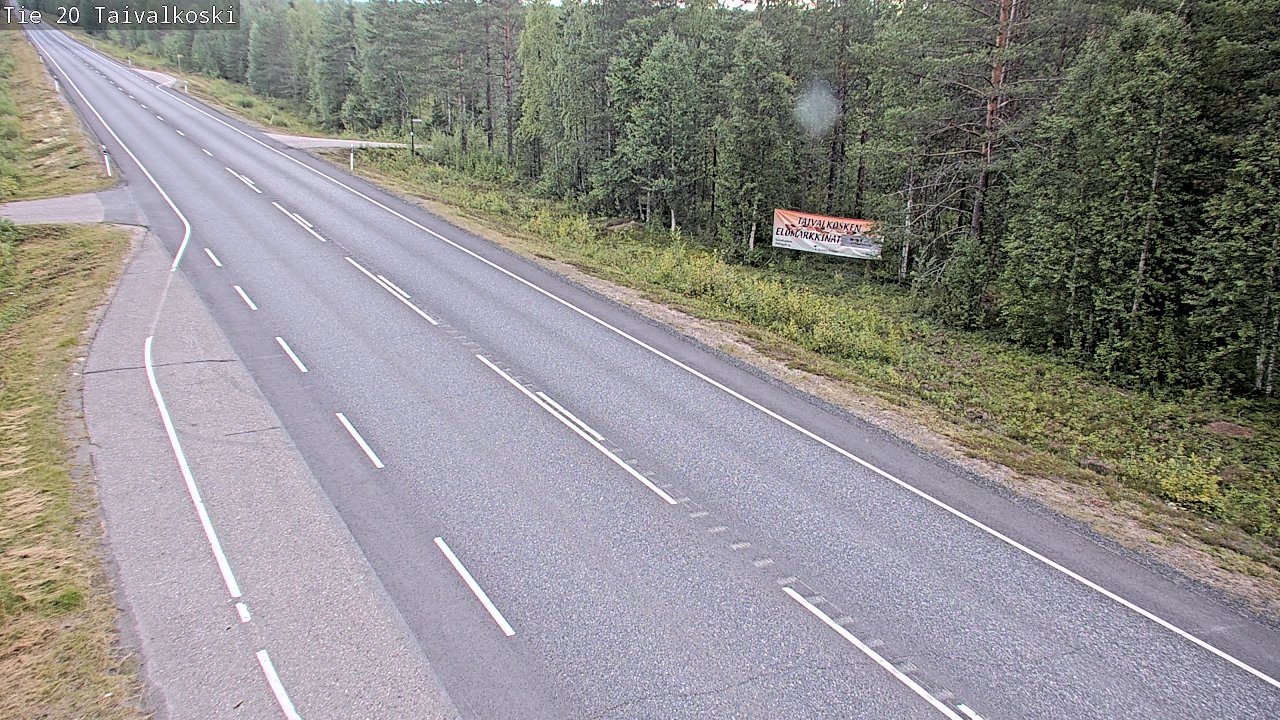 Kelikamerat Kuva Tie 20 Taivalkoski, Taivalkoski, Pohjois-Pohjanmaa