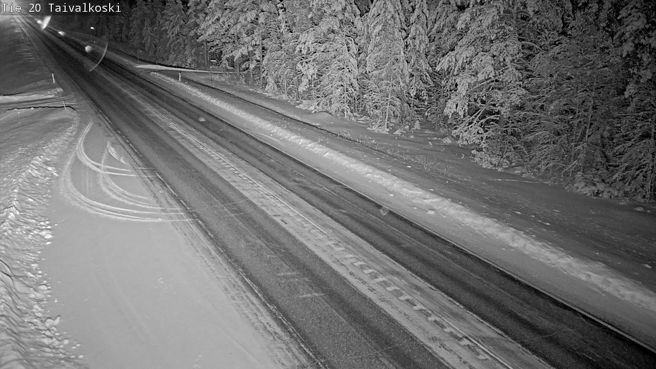 Kelikamerat Kuva Tie 20 Taivalkoski, Taivalkoski, Pohjois-Pohjanmaa