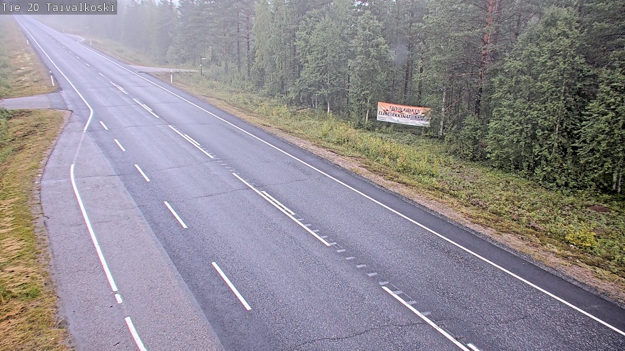 Kelikamerat Kuva Tie 20 Taivalkoski, Taivalkoski, Pohjois-Pohjanmaa