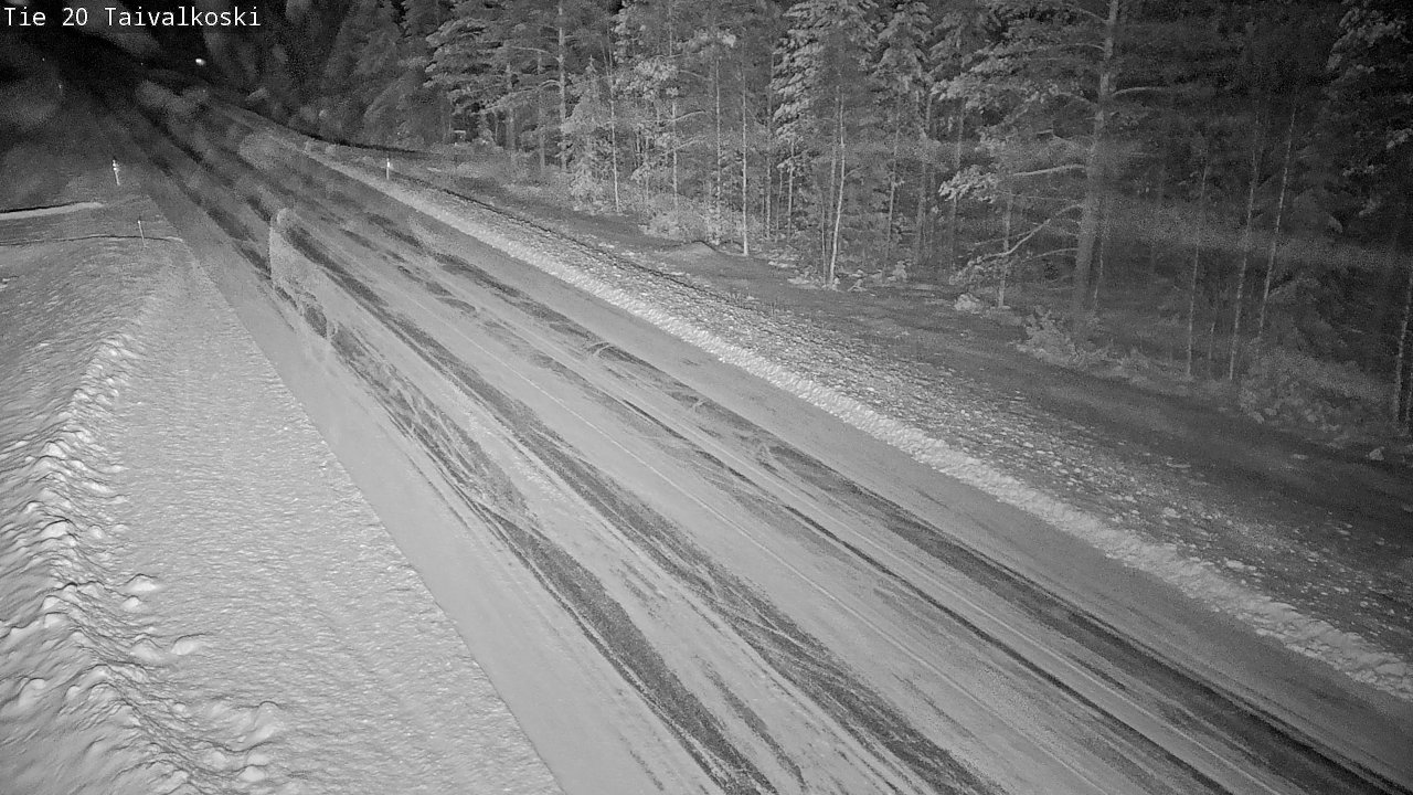 Weather Camera Image Road 20 Taivalkoski, Taivalkoski, Pohjois-Pohjanmaa