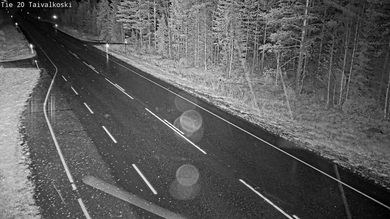 Weather Camera Image Road 20 Taivalkoski, Taivalkoski, Pohjois-Pohjanmaa