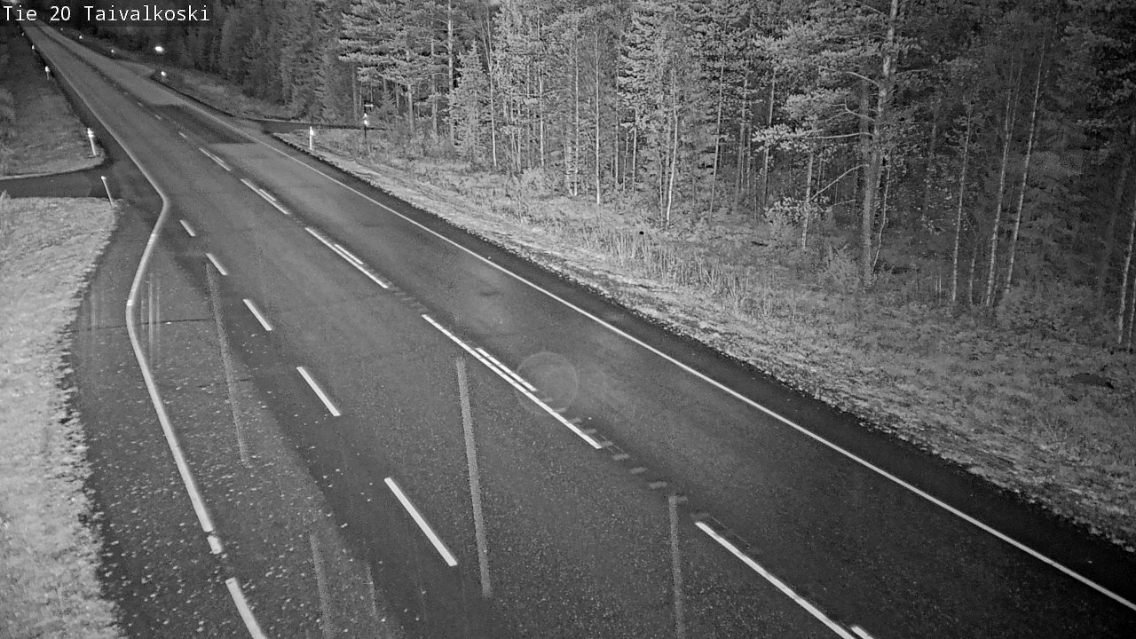 Weather Camera Image Road 20 Taivalkoski, Taivalkoski, Pohjois-Pohjanmaa