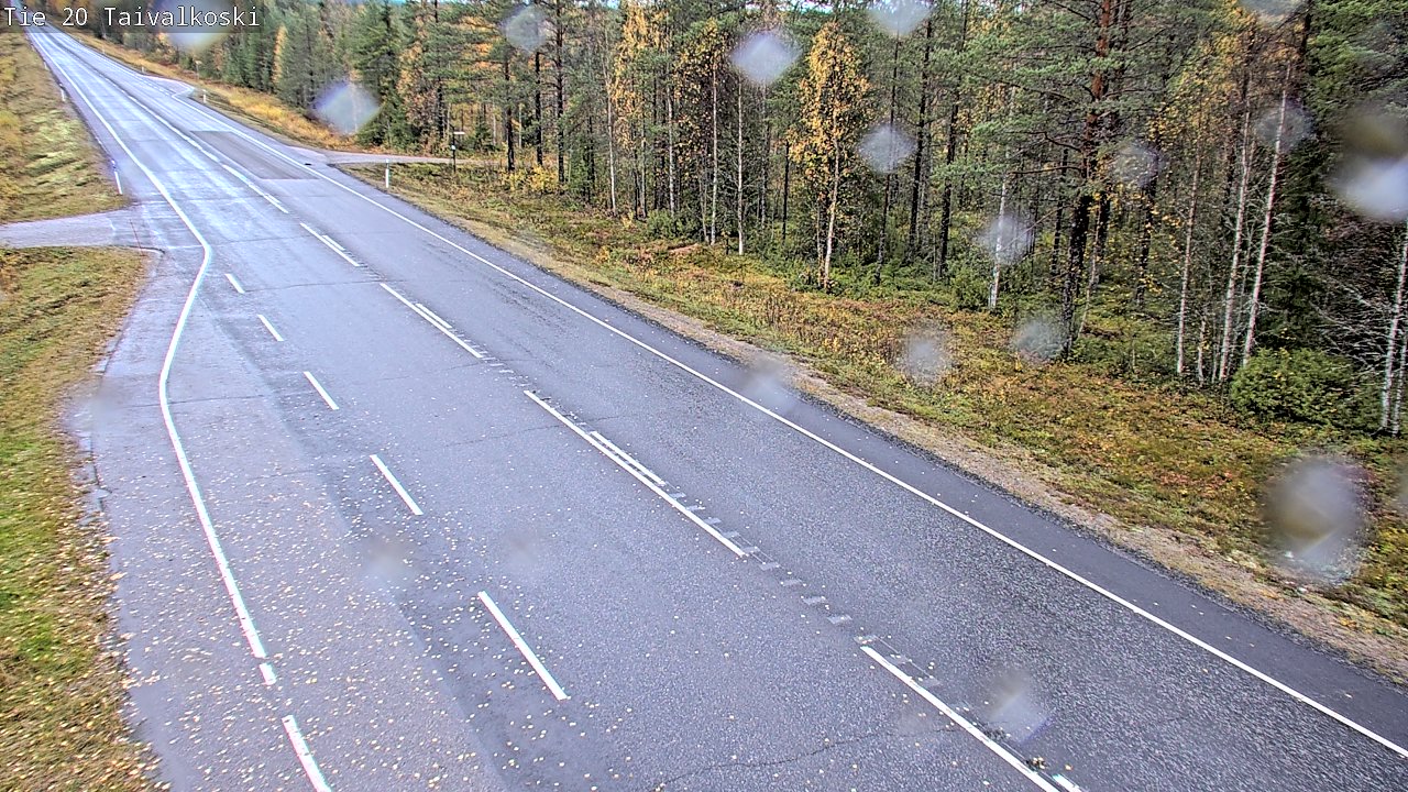 Weather Camera Image Road 20 Taivalkoski, Taivalkoski, Pohjois-Pohjanmaa