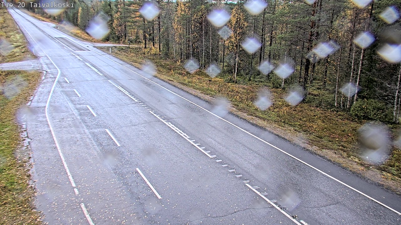 Weather Camera Image Road 20 Taivalkoski, Taivalkoski, Pohjois-Pohjanmaa
