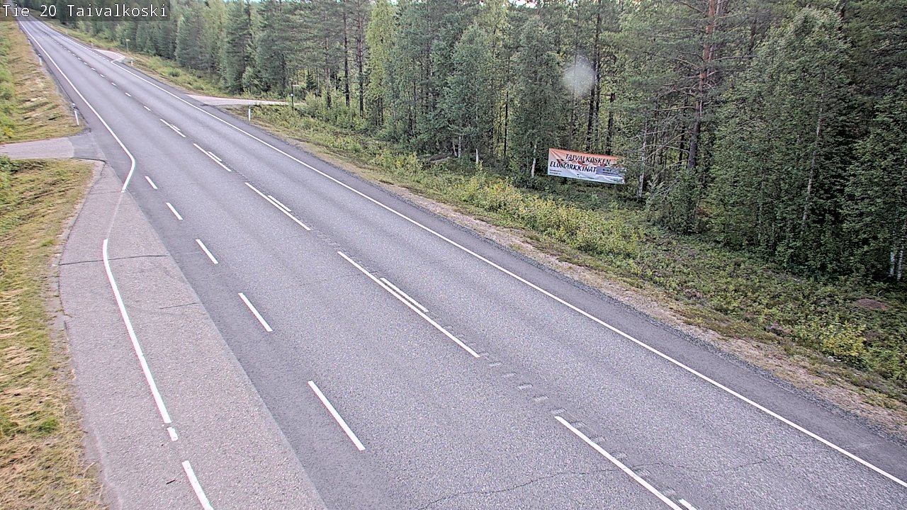 Kelikamerat Kuva Tie 20 Taivalkoski, Taivalkoski, Pohjois-Pohjanmaa
