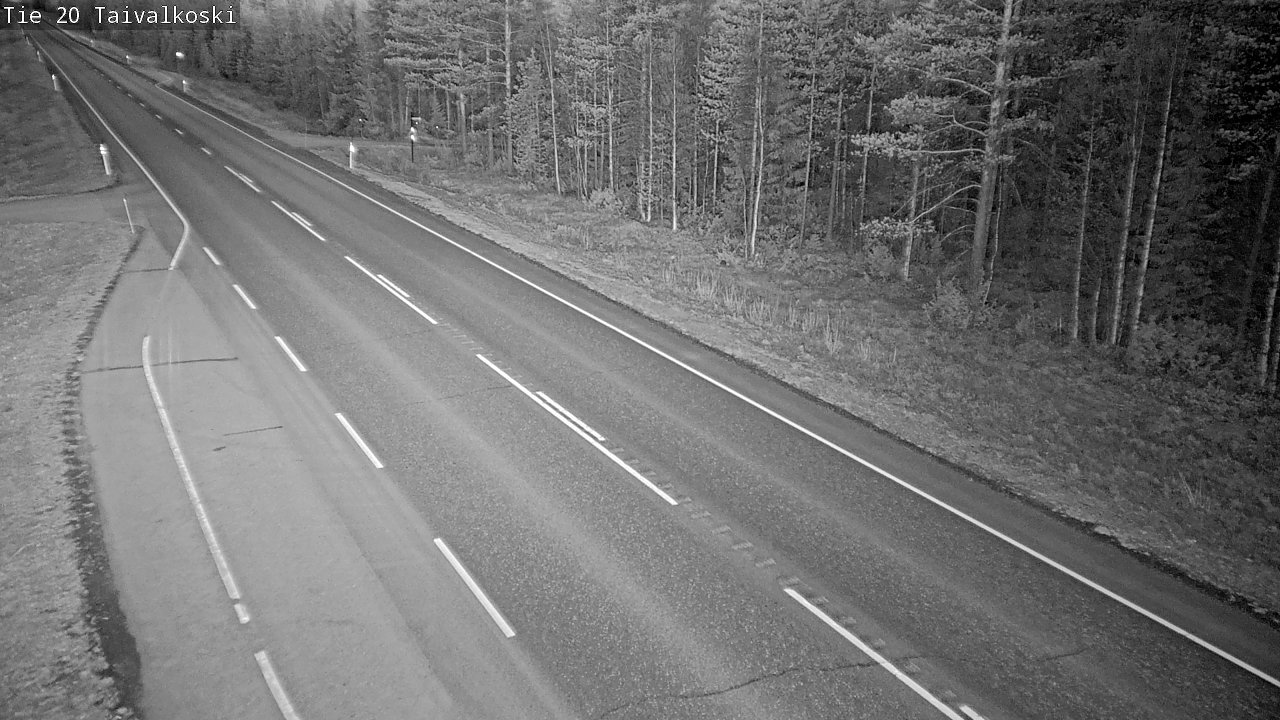 Weather Camera Image Road 20 Taivalkoski, Taivalkoski, Pohjois-Pohjanmaa