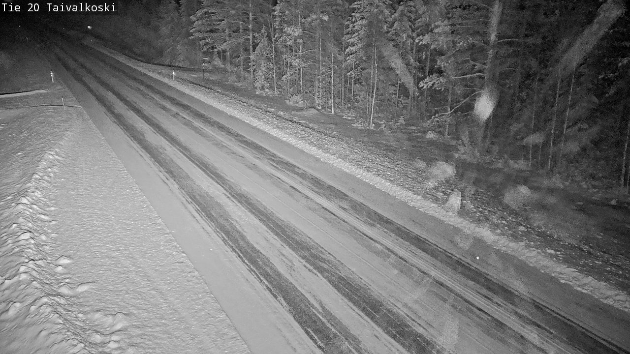 Weather Camera Image Road 20 Taivalkoski, Taivalkoski, Pohjois-Pohjanmaa