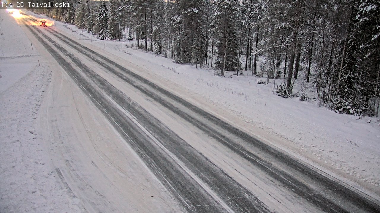 Weather Camera Image Väg 20 Taivalkoski, Taivalkoski, Pohjois-Pohjanmaa