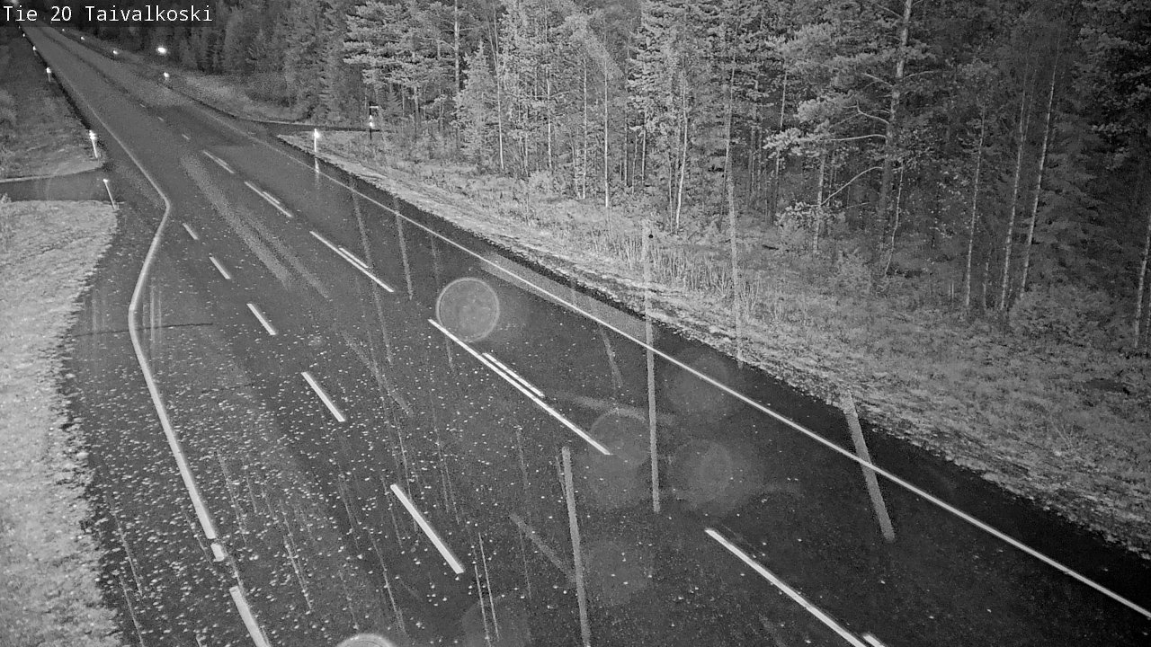 Weather Camera Image Road 20 Taivalkoski, Taivalkoski, Pohjois-Pohjanmaa
