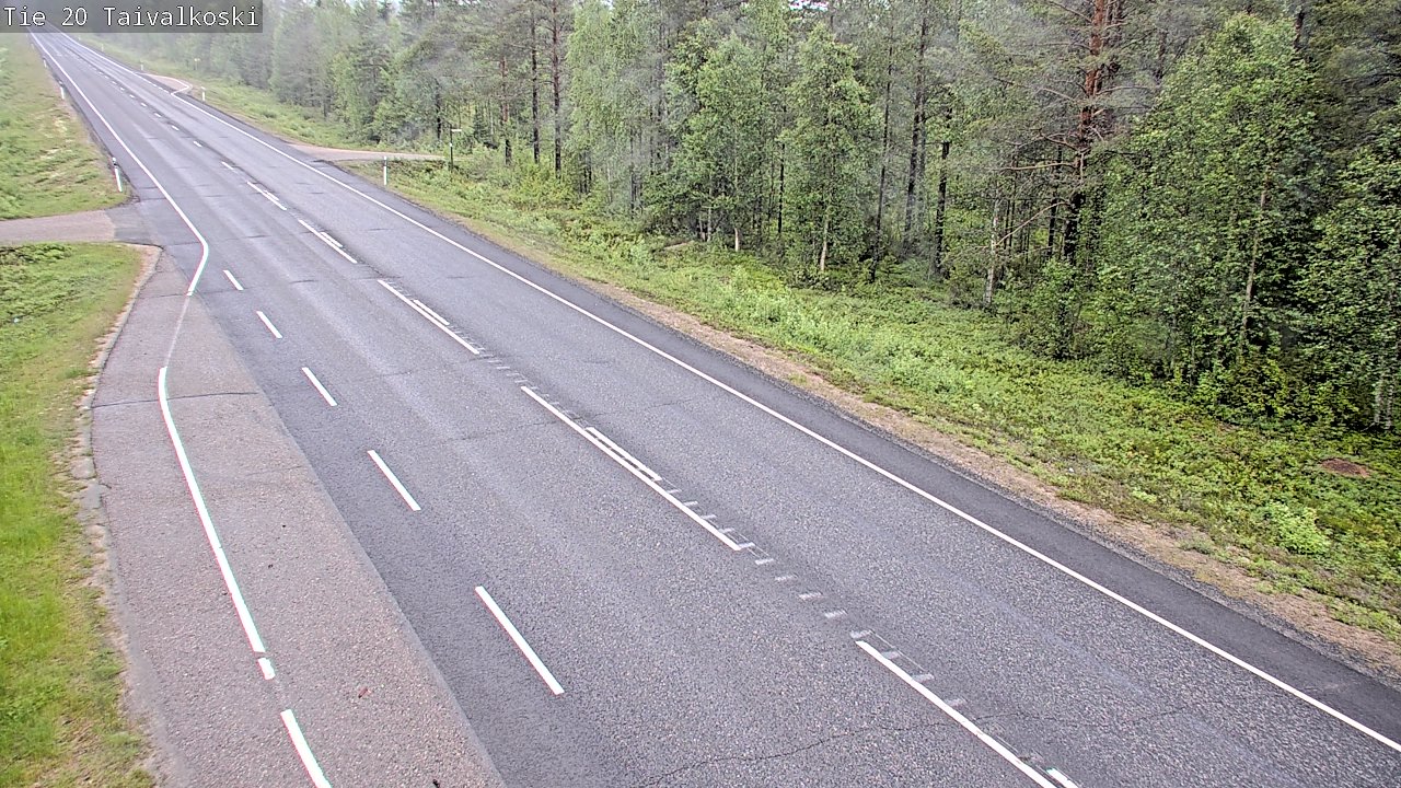 Kelikamerat Kuva Tie 20 Taivalkoski, Taivalkoski, Pohjois-Pohjanmaa