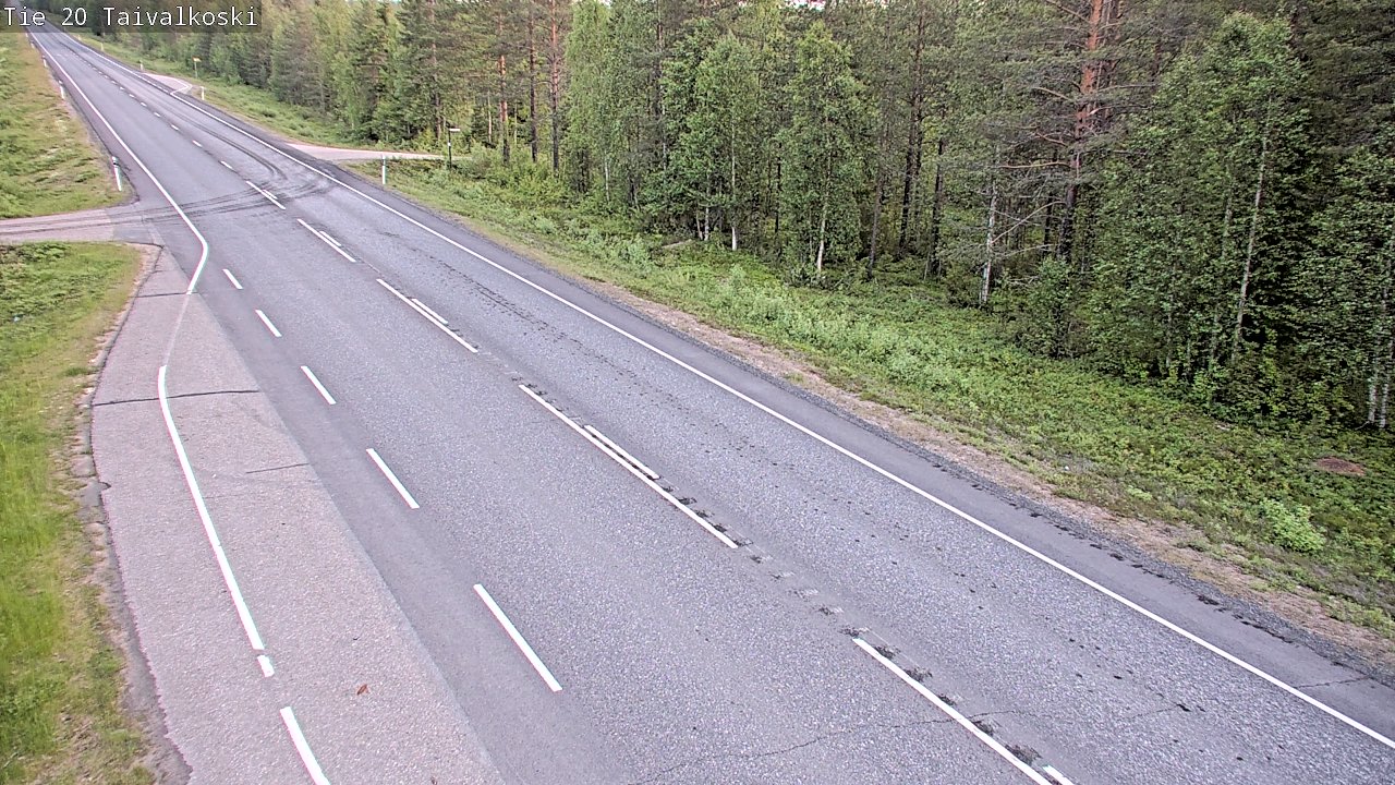 Kelikamerat Kuva Tie 20 Taivalkoski, Taivalkoski, Pohjois-Pohjanmaa