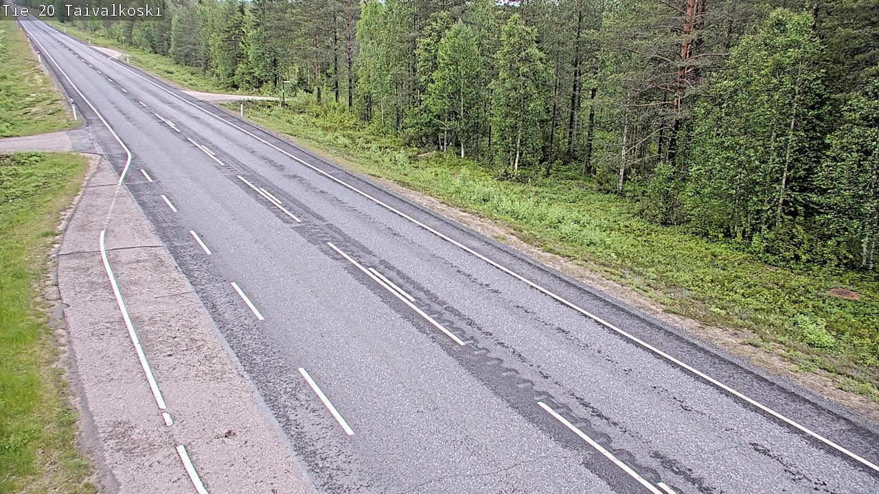 Kelikamerat Kuva Tie 20 Taivalkoski, Taivalkoski, Pohjois-Pohjanmaa