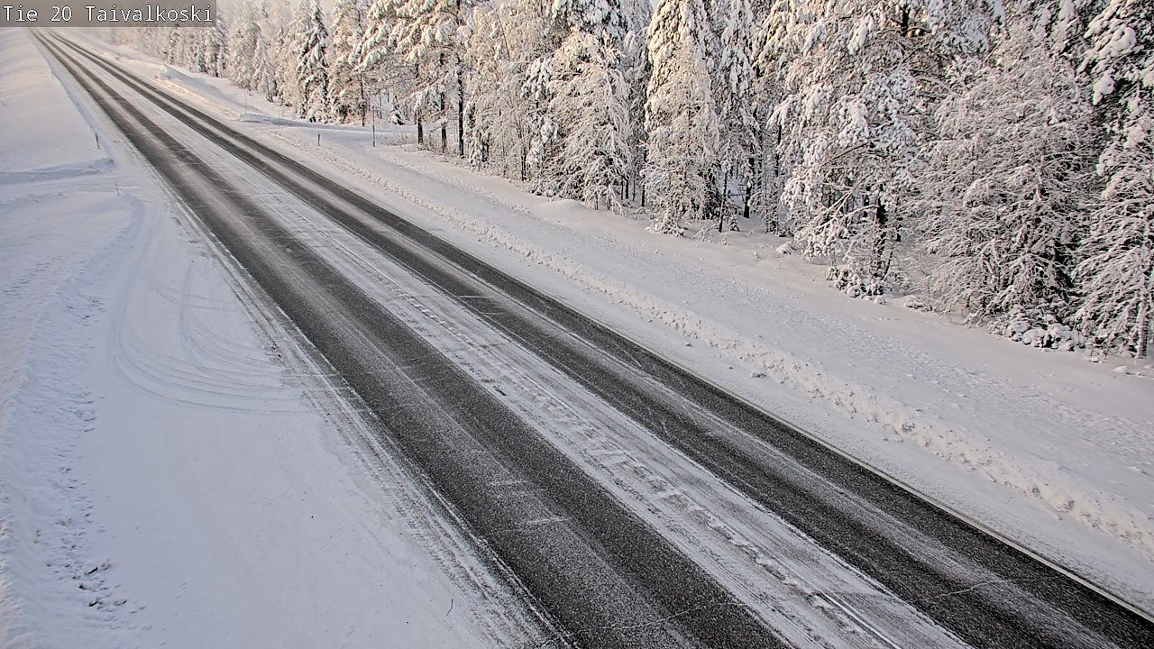 Weather Camera Image Road 20 Taivalkoski, Taivalkoski, Pohjois-Pohjanmaa