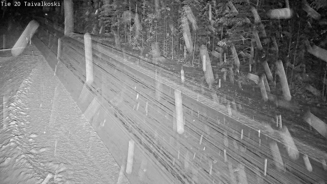 Weather Camera Image Road 20 Taivalkoski, Taivalkoski, Pohjois-Pohjanmaa
