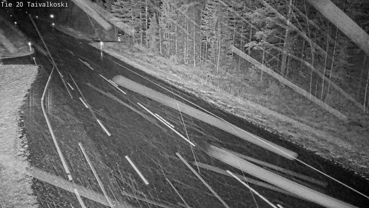 Weather Camera Image Road 20 Taivalkoski, Taivalkoski, Pohjois-Pohjanmaa