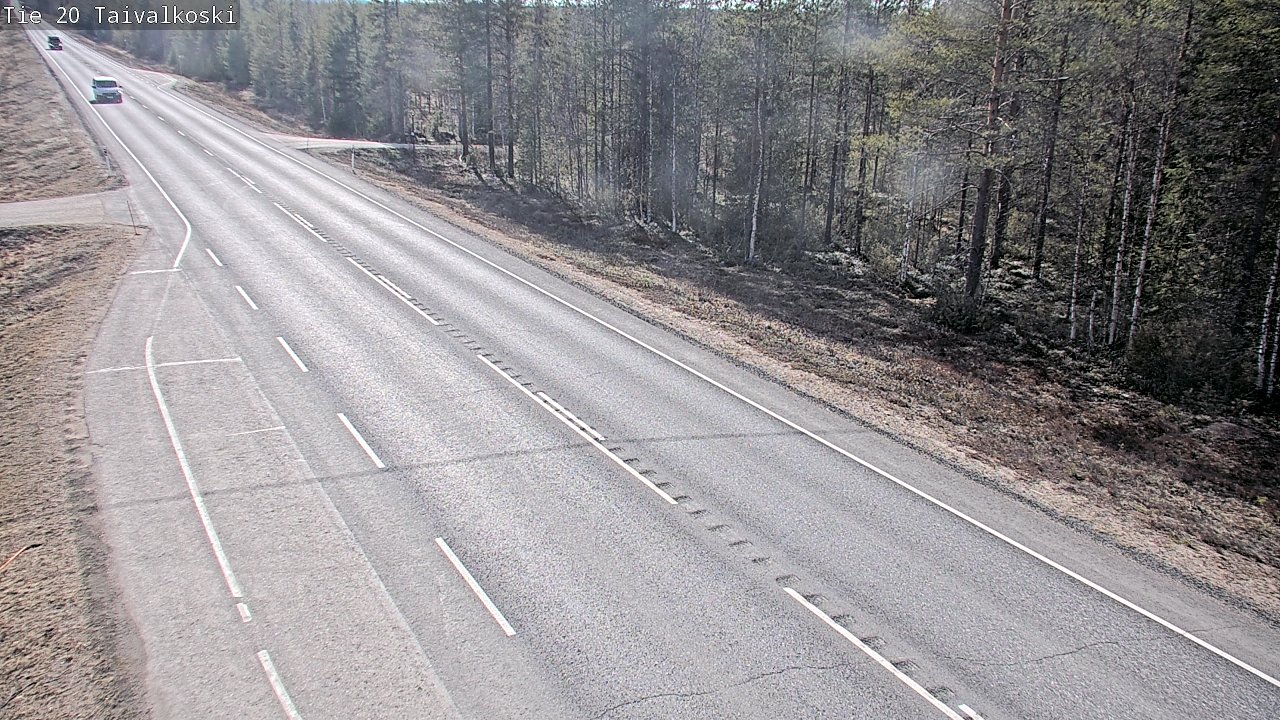 Weather Camera Image Road 20 Taivalkoski, Taivalkoski, Pohjois-Pohjanmaa