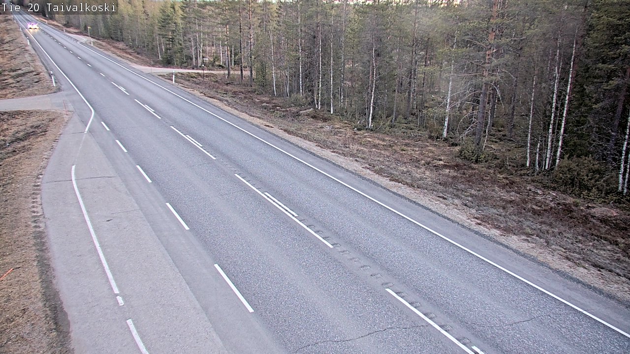 Weather Camera Image Road 20 Taivalkoski, Taivalkoski, Pohjois-Pohjanmaa