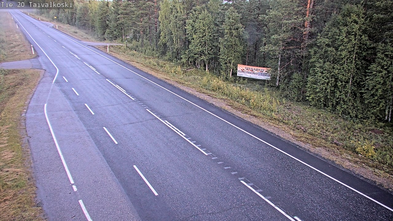 Kelikamerat Kuva Tie 20 Taivalkoski, Taivalkoski, Pohjois-Pohjanmaa