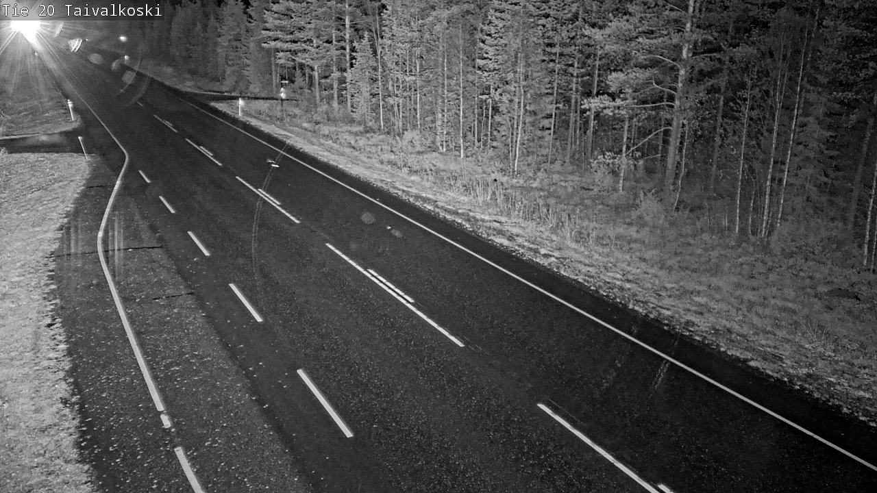 Weather Camera Image Road 20 Taivalkoski, Taivalkoski, Pohjois-Pohjanmaa