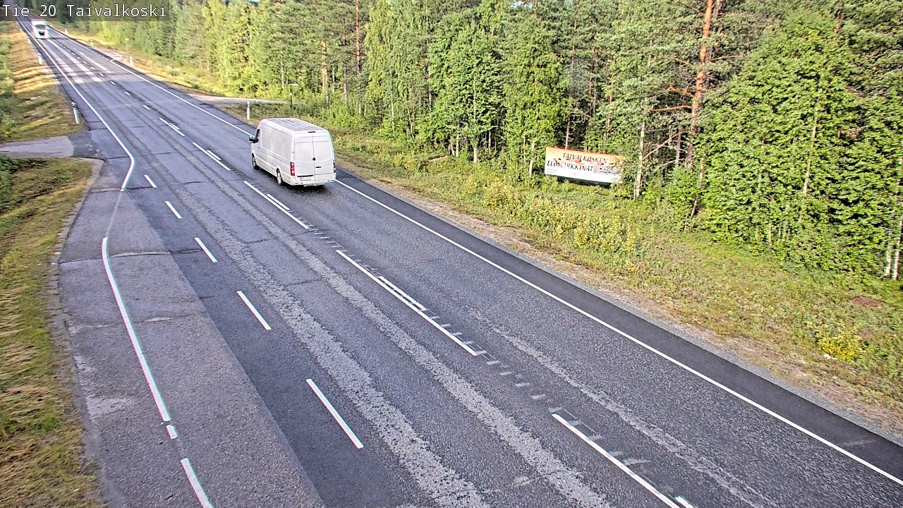 Weather Camera Image Road 20 Taivalkoski, Taivalkoski, Pohjois-Pohjanmaa