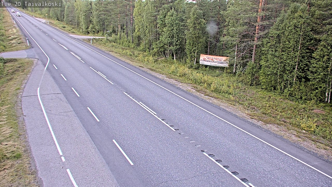 Kelikamerat Kuva Tie 20 Taivalkoski, Taivalkoski, Pohjois-Pohjanmaa