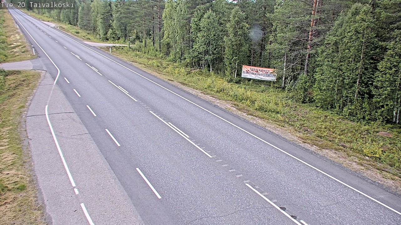 Kelikamerat Kuva Tie 20 Taivalkoski, Taivalkoski, Pohjois-Pohjanmaa