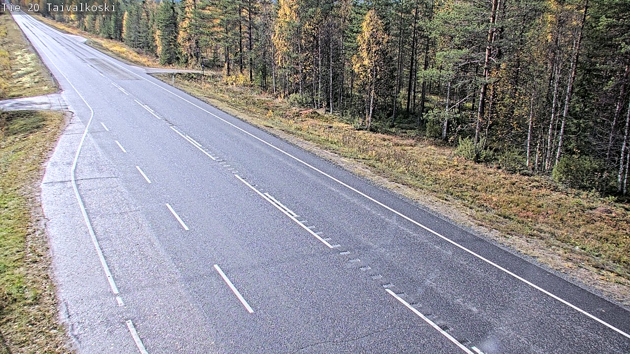 Weather Camera Image Road 20 Taivalkoski, Taivalkoski, Pohjois-Pohjanmaa