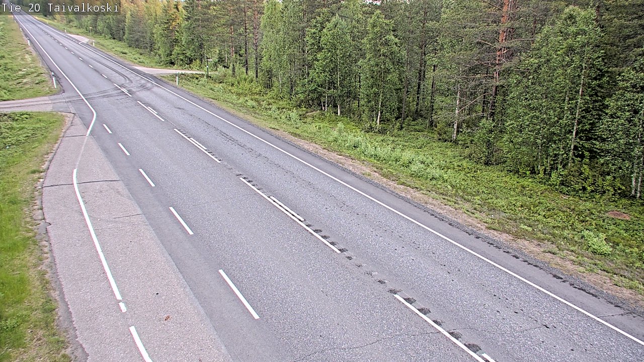Kelikamerat Kuva Tie 20 Taivalkoski, Taivalkoski, Pohjois-Pohjanmaa