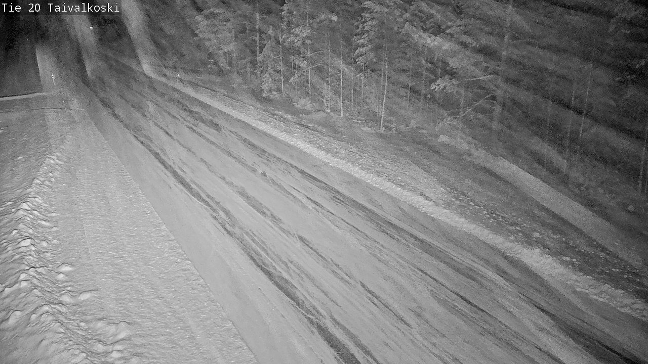Weather Camera Image Road 20 Taivalkoski, Taivalkoski, Pohjois-Pohjanmaa