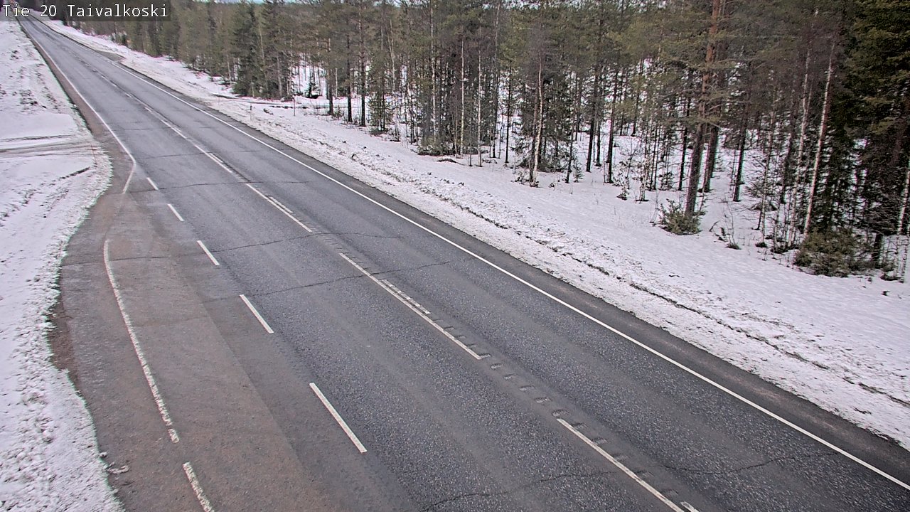 Kelikamerat Kuva Tie 20 Taivalkoski, Taivalkoski, Pohjois-Pohjanmaa